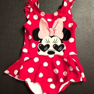 Disney Collection Minnie Mouse Polka Dot Swimsuit